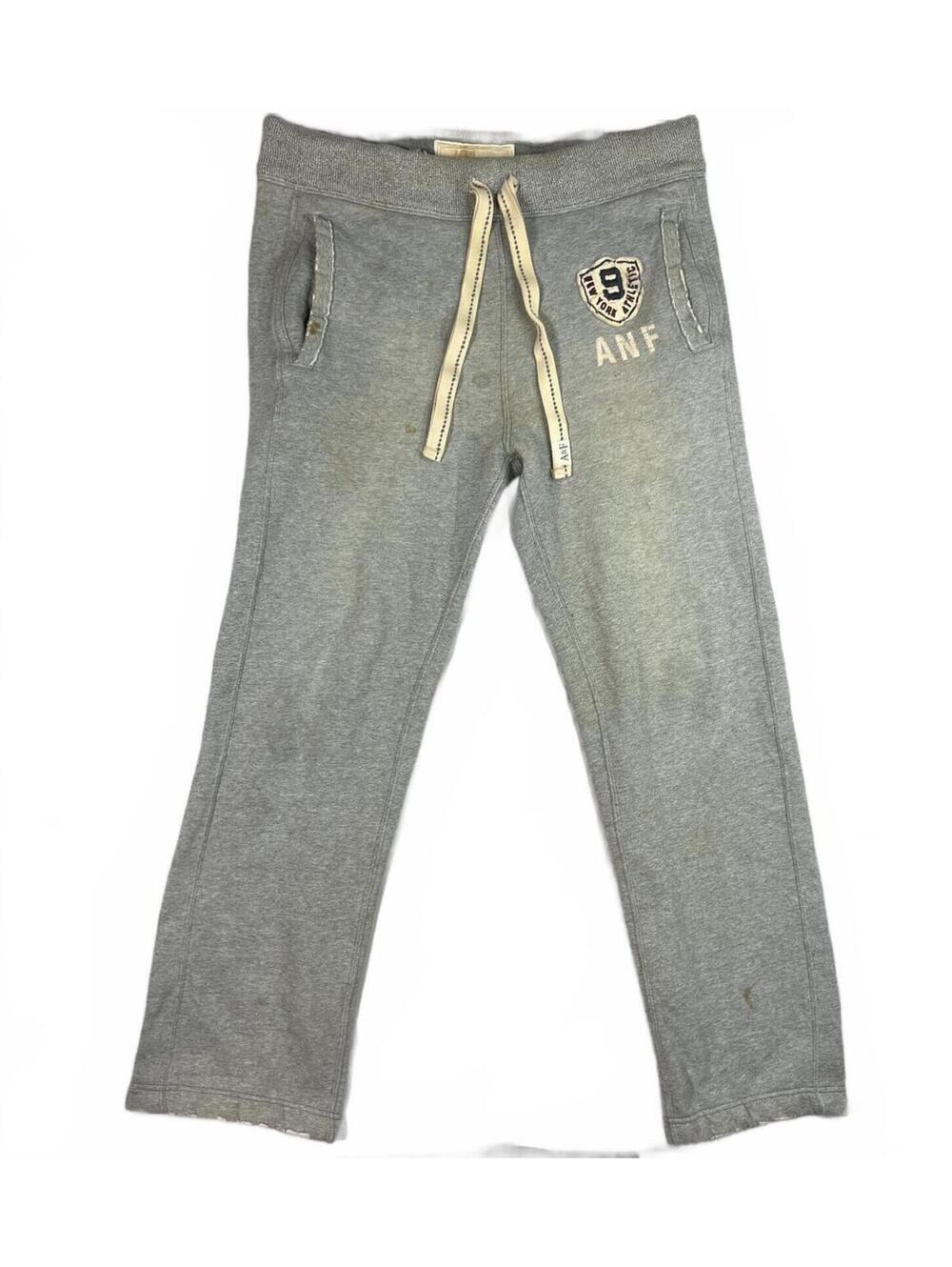 Y2K Abercrombie & Fitch Gray Sweatpants Medium